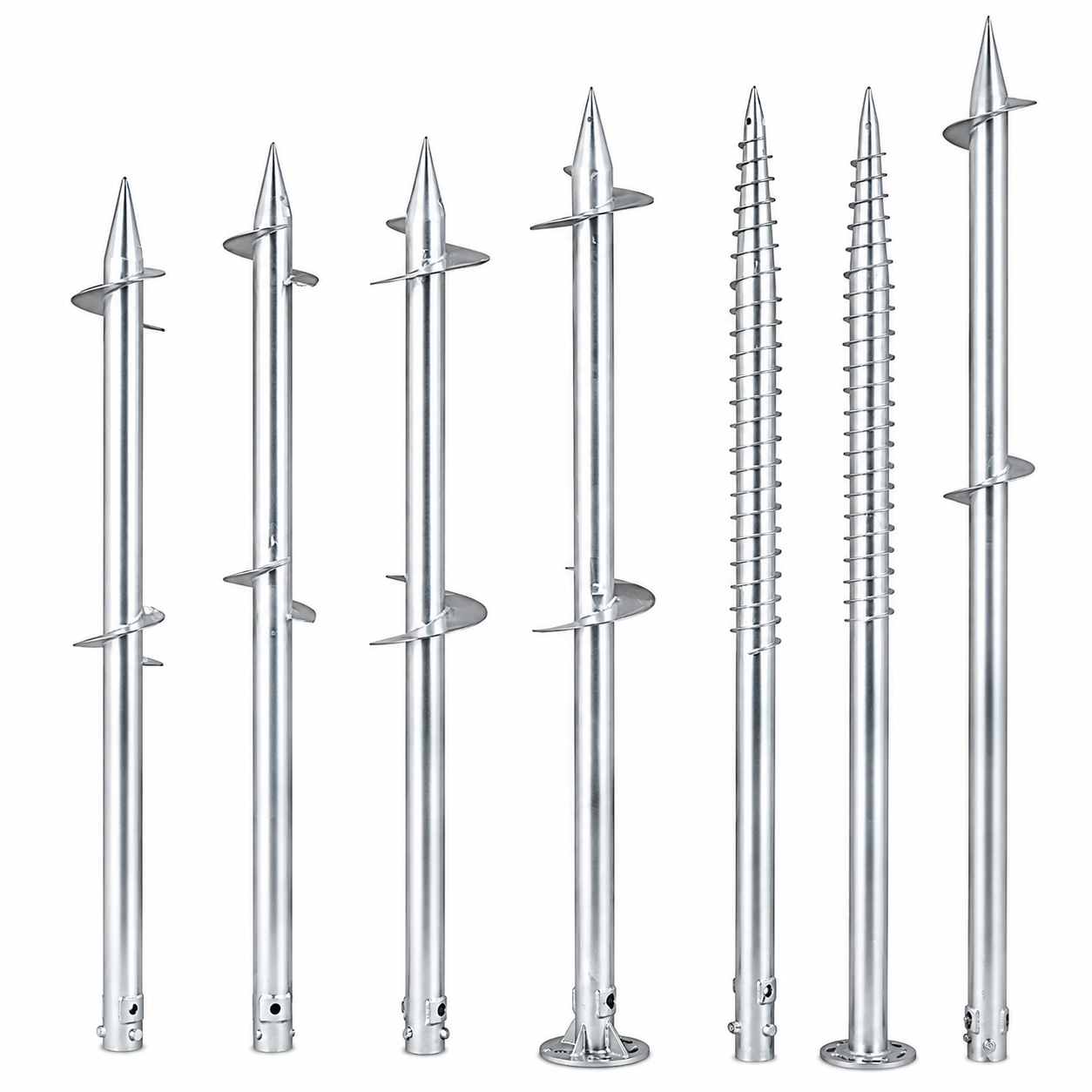 Photovoltaic ground screw standard product view
