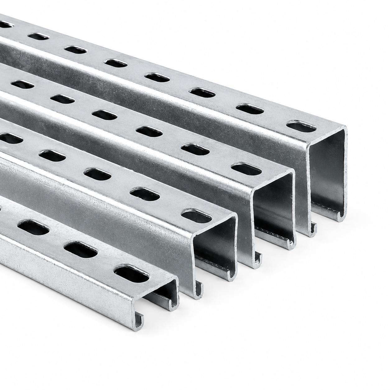 Hot-dip galvanized solar support beam